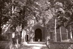 Iglesia San Miguel Atrio, 1937. @Archivo de Salva G.