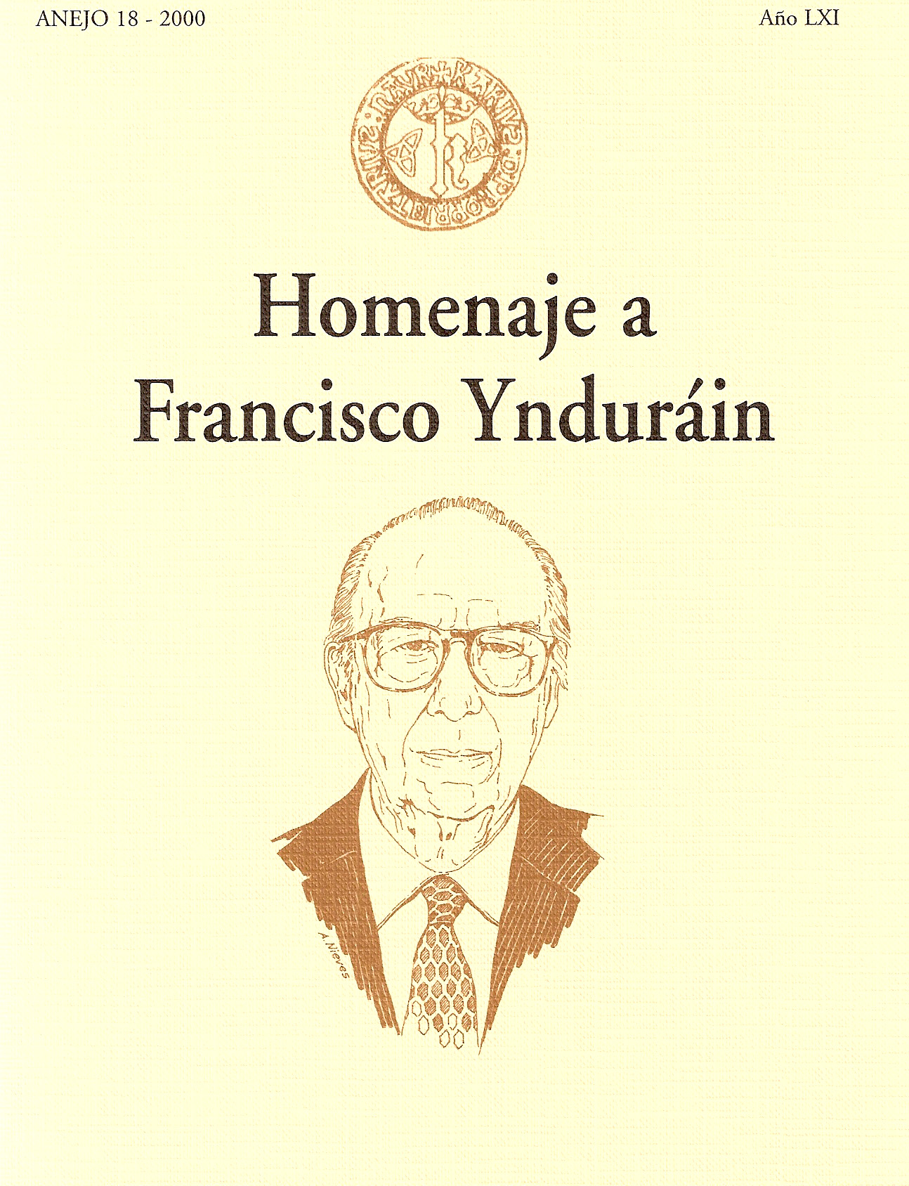 Libro homenaje a Francisco Ynduráin, 2000. @Archivo de Bilaketa